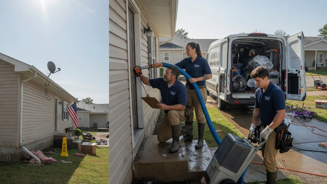 Ceiling Water Damage Restoration in Oral, SD near me